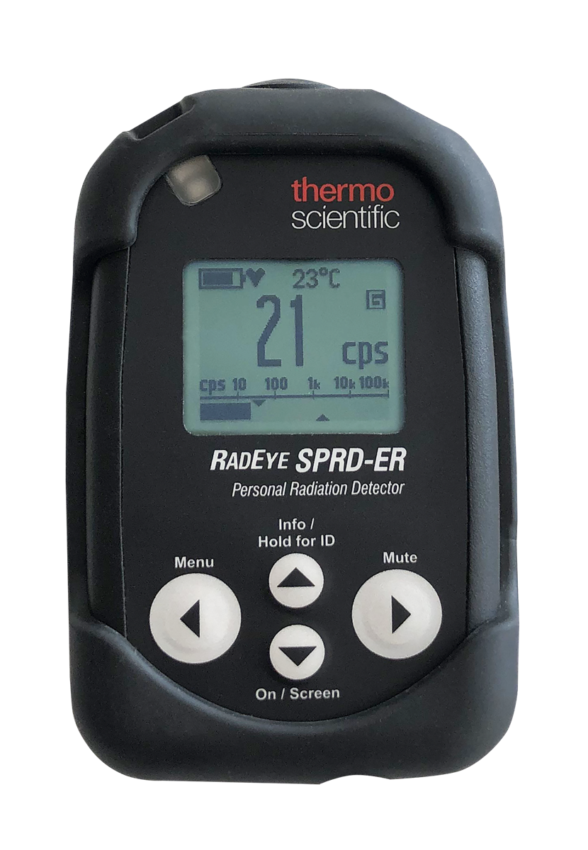 RadEye SPRD-ER, Pocket–sized personal radiation detector