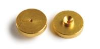 Gold Plated Inlet Seals, For GC's, 0.8mm,, 10pk
