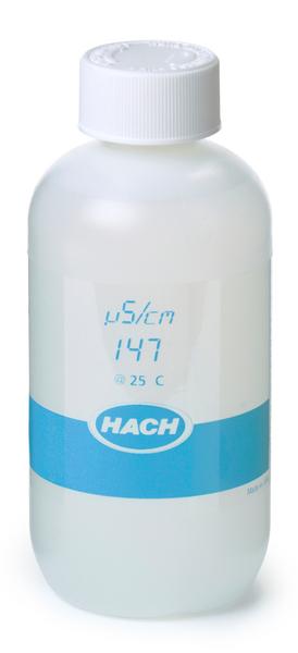 Ledningsevnestandard 147 µS/cm, certif. 250ml flaske