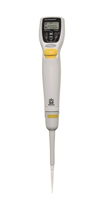Pipette Transferpette electronic, 10-200 µl, AC-adapter
