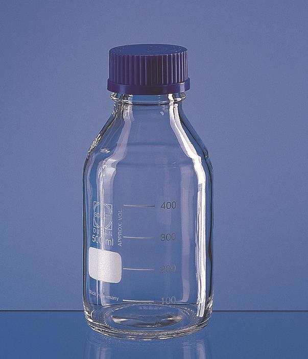 Skrulokk, PP, for laboratorieflasker GL 25, 10 stk