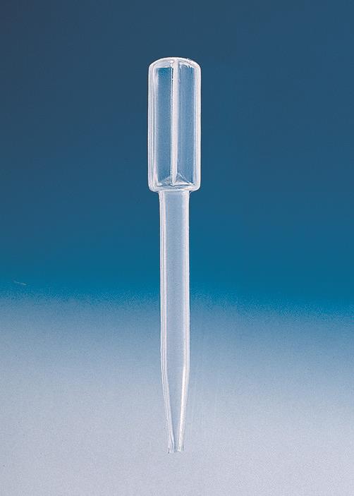 Dråpepipette med pipetting bulb, PE-LD, tilnærmet 1.8 ml, le