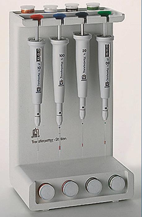 Positive displacement pipette - Transferpettor station for 4