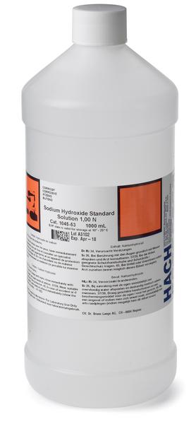 Natriumhydroksydløsning, 1.00N, 900 ml