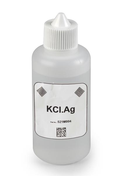 KCl-løsning 3M mettet med AgCl, 100 ml. KCl.Ag