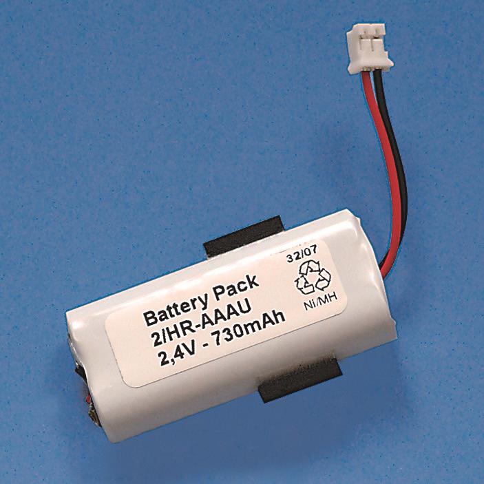 NiMH batteripakke for Pipettefyller, Accu-jet pro, 2.4 V / 7