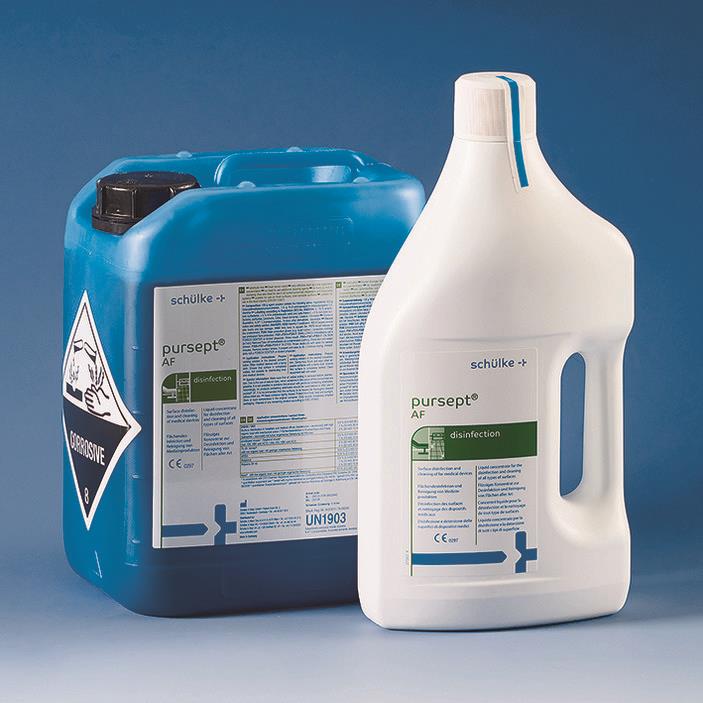 Pursept AF, surface disinfecting detergent, 2 l, liquid conc
