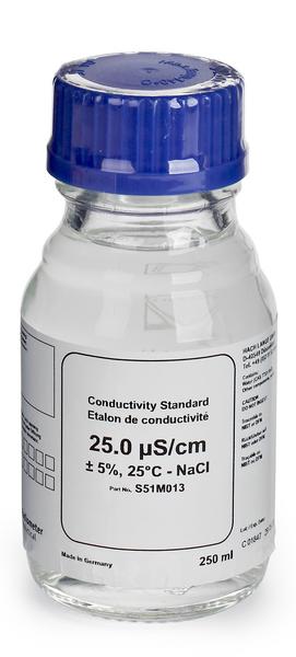 Ledningsevnestandard-NaCl, NIST, 25 uS/cm, 250 ml